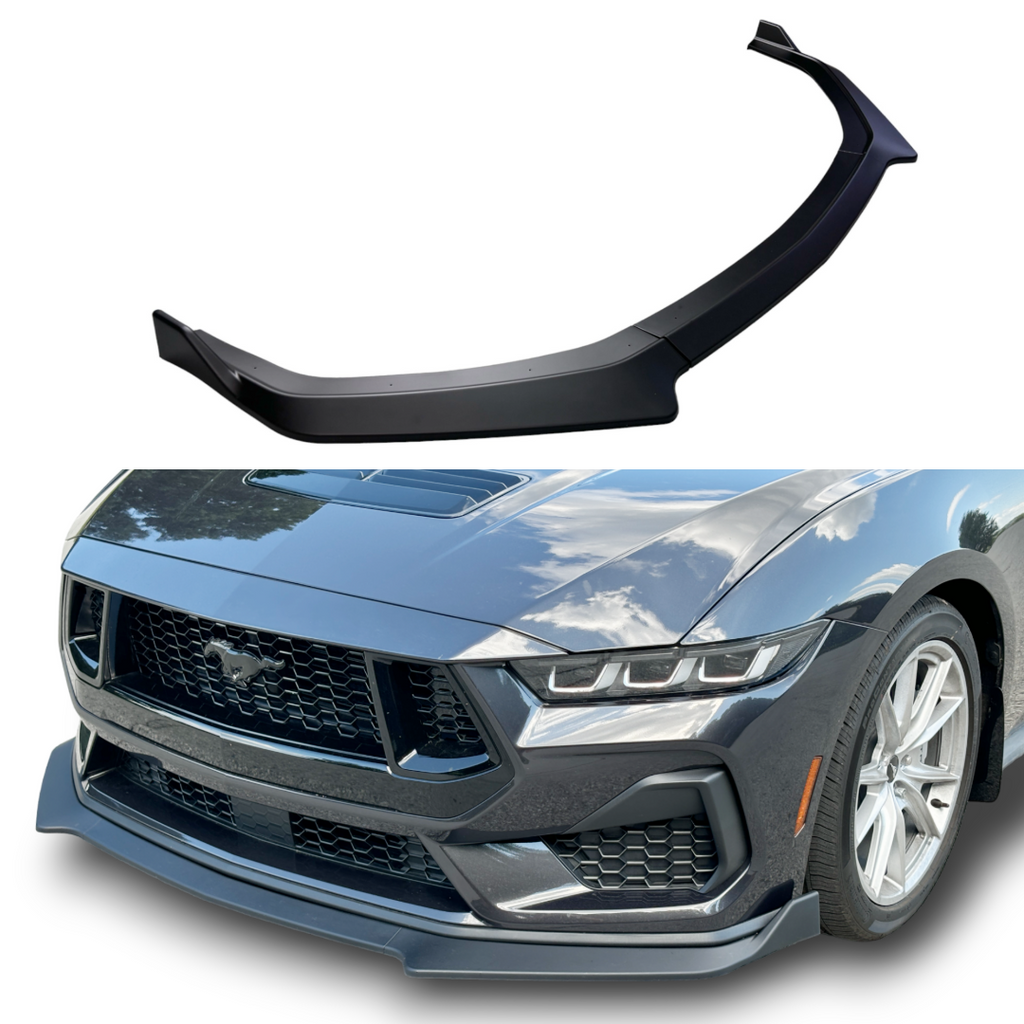 JSD 3-Piece Chin Spoiler for 2024 Mustang GT, EcoBoost