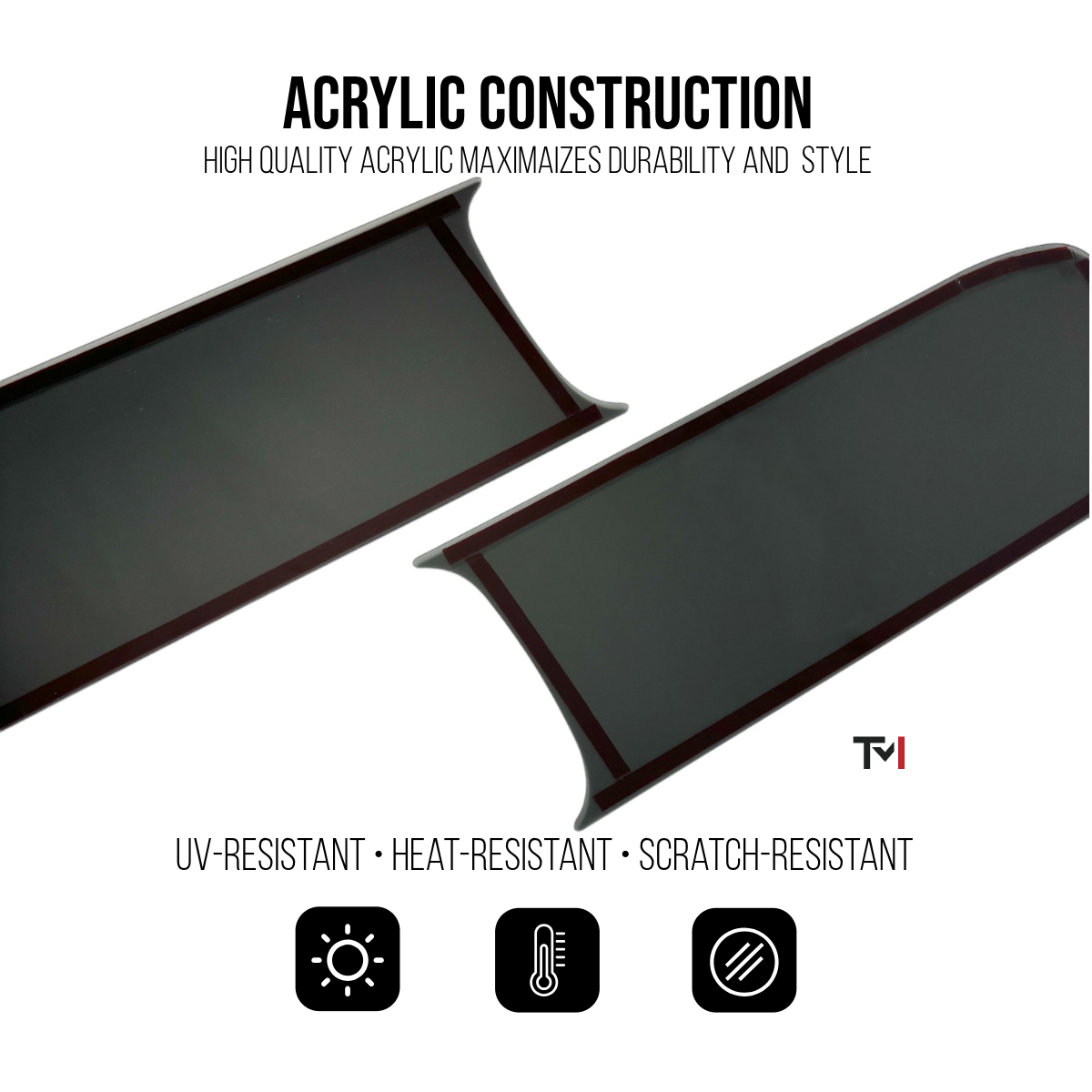 Smoked Headlight Covers for 2008-2014 Dodge Challenger By Tint My Light