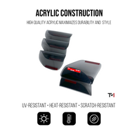 Tint My Light Smoked Tail Light Covers for 2015-2017 Ford Mustang , 2018-2020 Mustang GT350