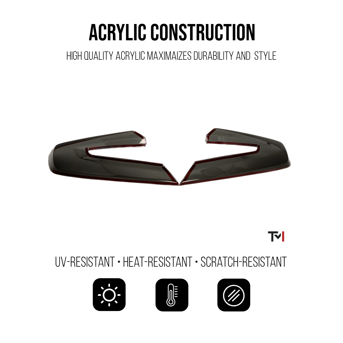 Smoked Tail Light C-Light Covers for 2022+ Subaru WRX/STI By Tint My Light