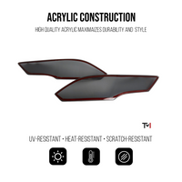 Smoked Headlight Covers for 2018-2023 Ford Mustang GT / EcoBoost By Tint My Light
