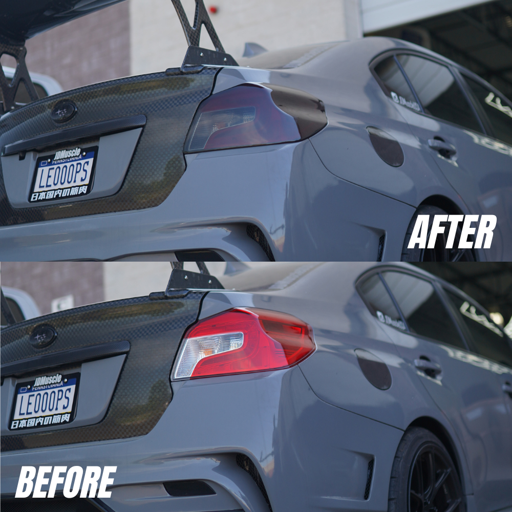 Smoked Tail Light Covers for 2015-2021 Subaru WRX/STI By Tint My Light