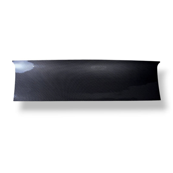 JSD Decklid Blackout Panel without Hole fits 2010-2014 Mustang, Carbon Fiber Style