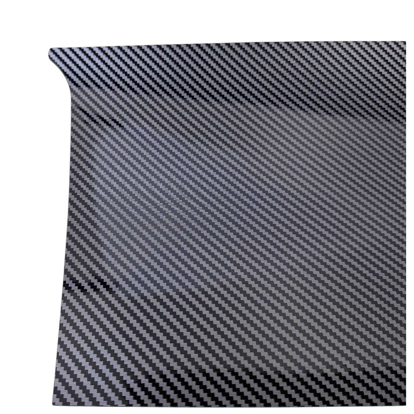 JSD Decklid Blackout Panel without Hole for 2010-2014 Ford Mustang, Carbon Fiber Style