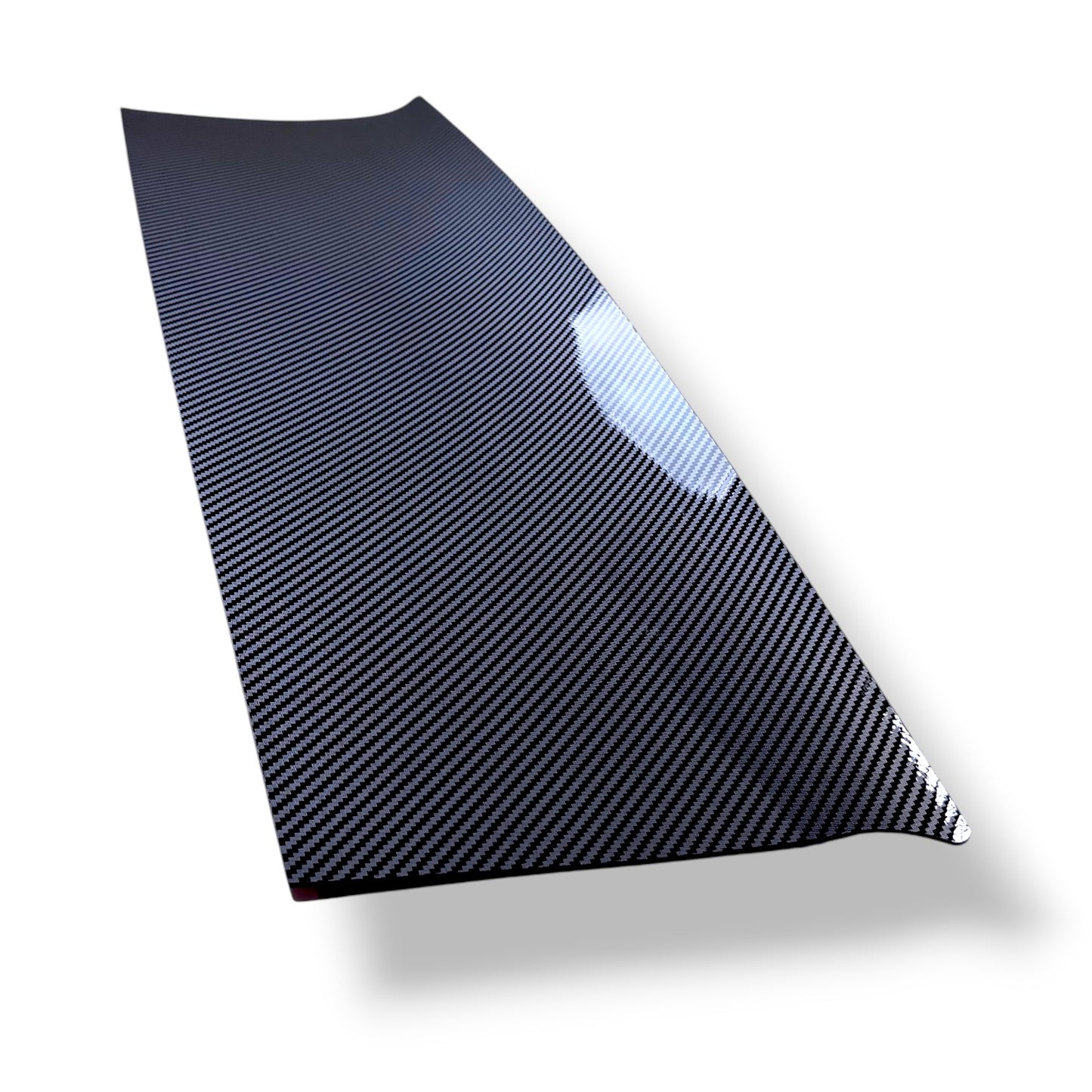 JSD Decklid Blackout Panel without Hole for 2010-2014 Ford Mustang, Carbon Fiber Style