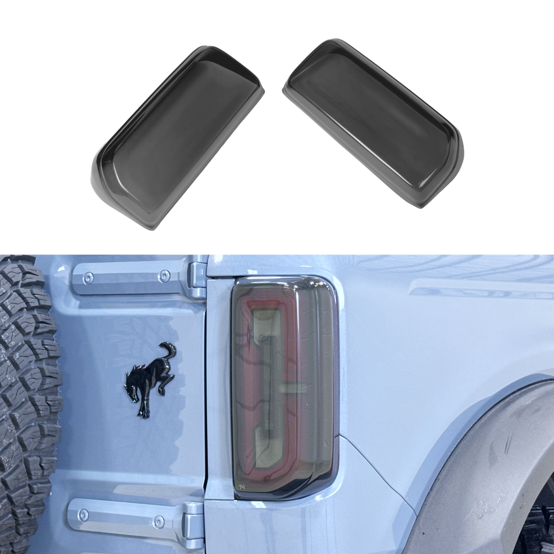 Tint My Light Smoked Acrylic Taillight Covers for Ford Bronco 2021+