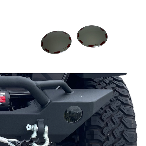 Tint My Light Smoked Acrylic Front Fog Light Cover (18-25 Jeep Wrangler JL Sport)