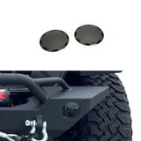 Tint My Light Smoked Acrylic Front Fog Light Cover for 2018 - 2024 Jeep Wrangler JL, Rubicon, Sahara