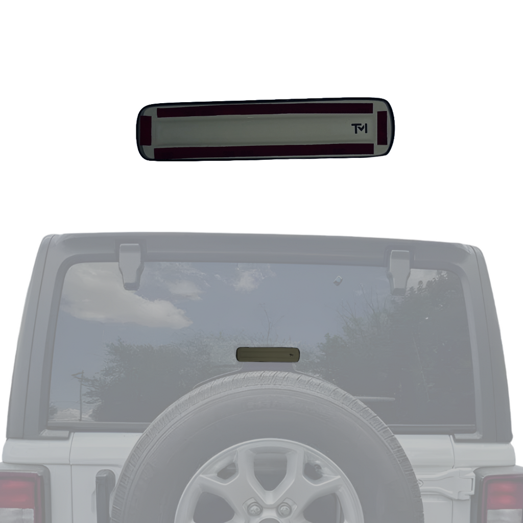 Smoked Third Brake Light Cover for 2018-2025 Jeep Wrangler JL by Tint My Light