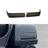 Smoked Acrylic Turn Signal Light Cover for 2018-2025 Jeep Wrangler JL Rubicon, Sahara &20-25 Jeep Gladiator JT Rubicon, Sahara w/LED Fender Lights (Not Fits sport)