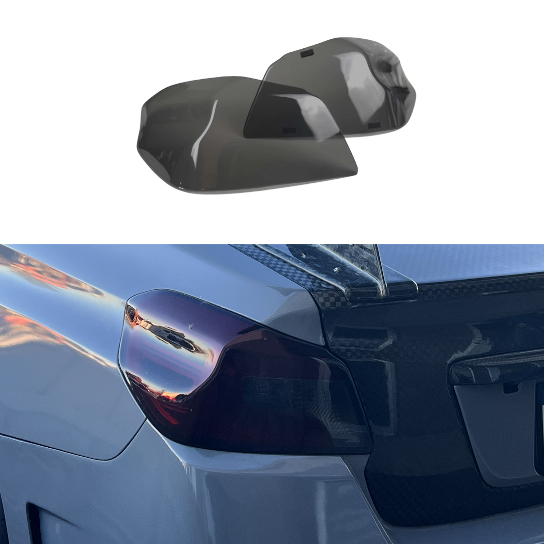 Smoked Tail Light Covers for 2015-2021 Subaru WRX/STI By Tint My Light