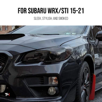 Smoked Headlight Covers for 2015-2021 Subaru WRX/STI By Tint My Light
