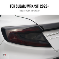 Smoked Tail Light Covers for 2022+ Subaru WRX/STI By Tint My Light