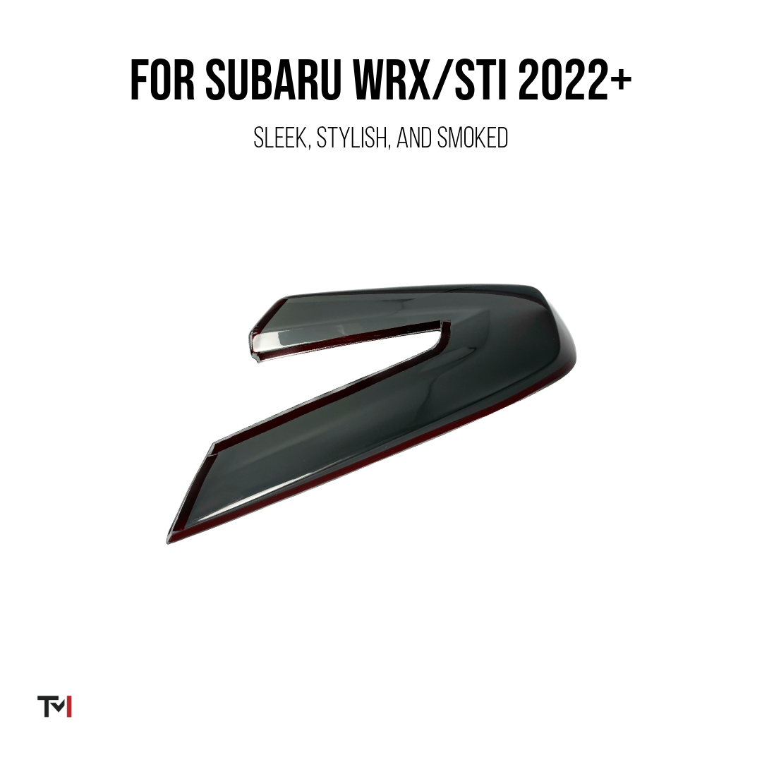 Smoked Tail Light C-Light Covers for 2022+ Subaru WRX/STI By Tint My Light