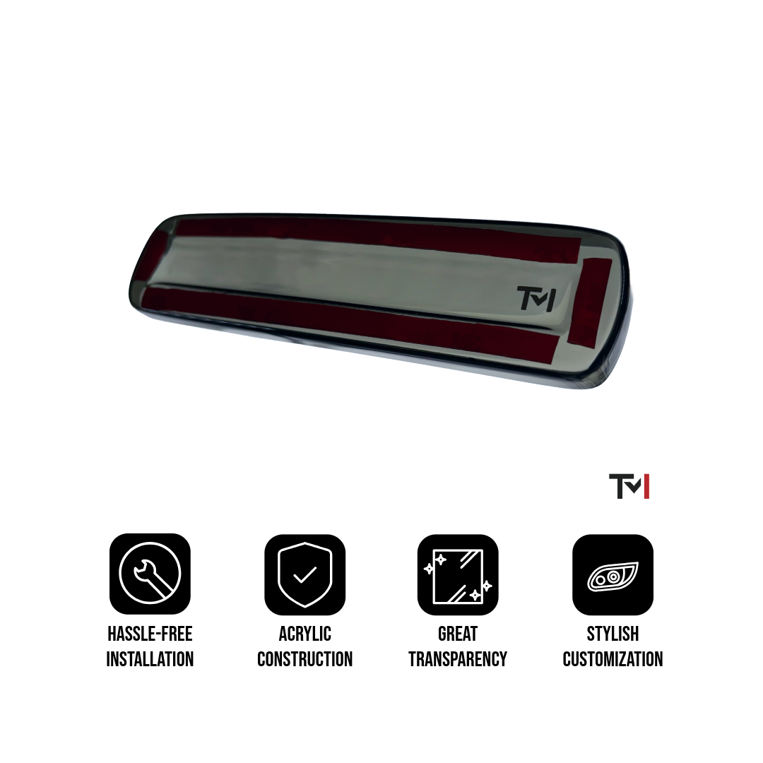 Smoked Third Brake Light Cover for 2018-2025 Jeep Wrangler JL by Tint My Light